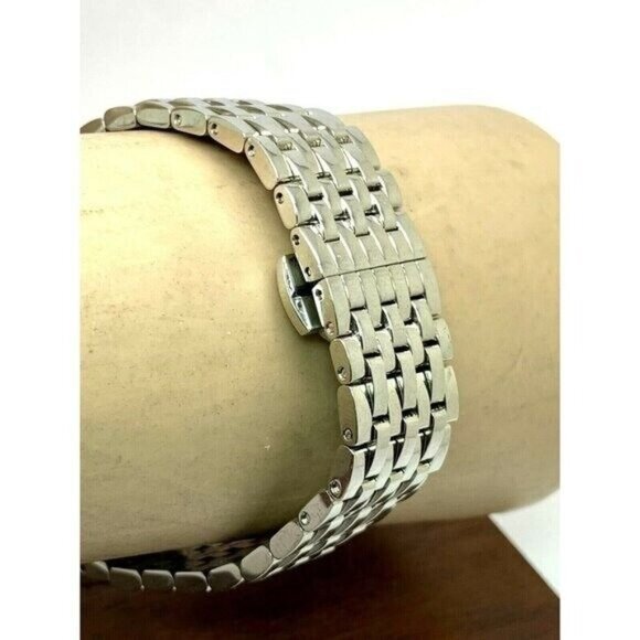 Bulova Silver Roman Numeral Dress Watch